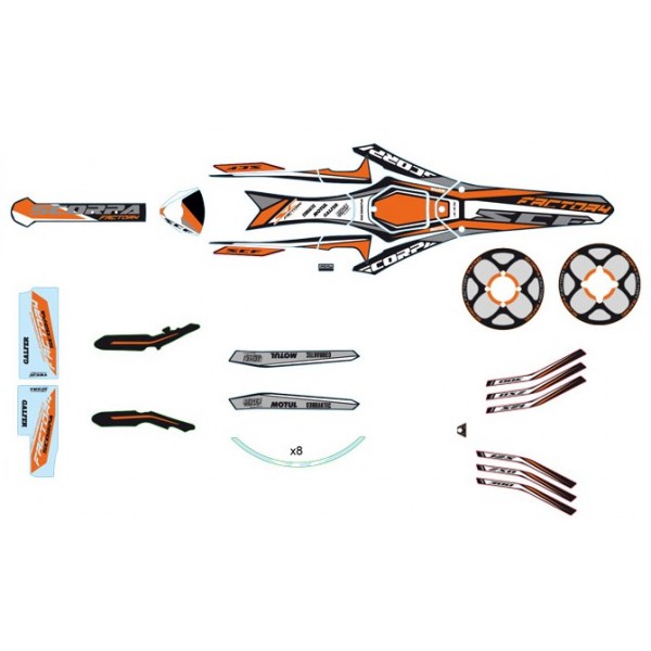 Kit Adesivi Completi SCORPA FACTORY 2019